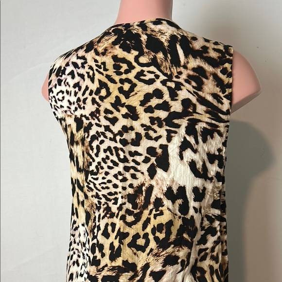 BANANA REPUBLIC ANIMAL PRINT DRESS SLEEVELESS SUMMER DRESS SIZE SMALL - Picture 8 of 11